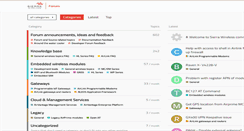 Desktop Screenshot of forum.sierrawireless.com